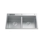 Double H84 Handcrafted Kitchen Sink