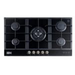 Newmatic PM950STGB Builtin Gas Cooker Hob, 5-Cooking Zones