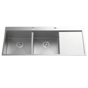 Newmatic Double H120 Handcrafted Deep Bowl Kitchen Sink