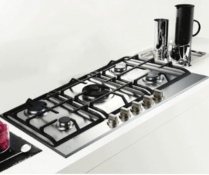 Photo of Newmatic's stainless steel hobs leading to an online selection of related products.