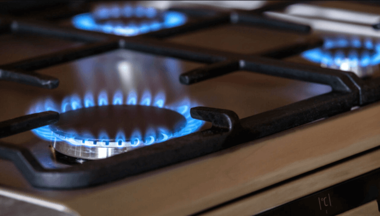 Photo of Turned On Stainless Steel Built-in Cooker