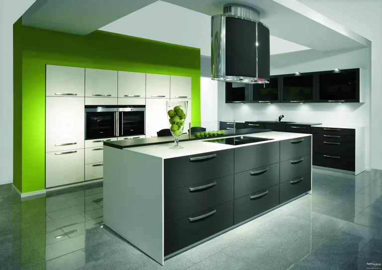 Kitchen Cabinet Design in Kenya with Built-in Appliances