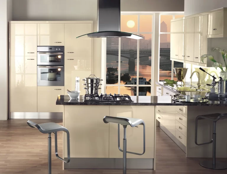 Modern Kitchen Cabinet Design in Kenya featuring Newmatic Kitchen Appliances