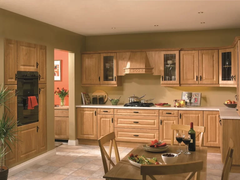 Modern Kitchen Cabinet Design with Built In Appliances