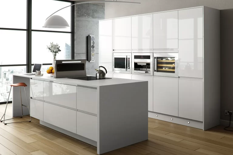 White Kitchen Cabinet Design in Kenya