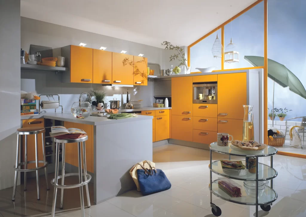 A Kitchen Idea for Small Spaces