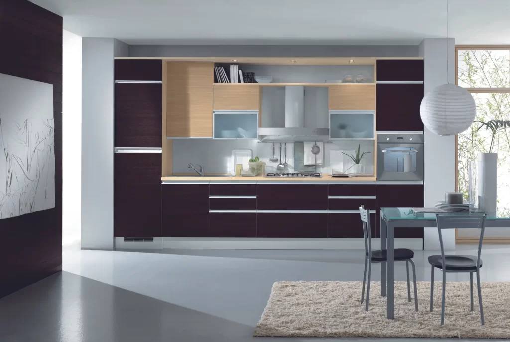 A Minimalist Open Kitchen Design