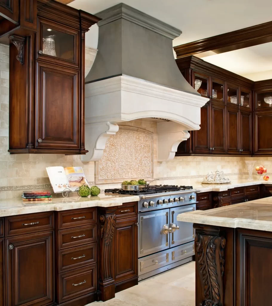 A Perfect Blend of Vintage Kitchen Cabinets