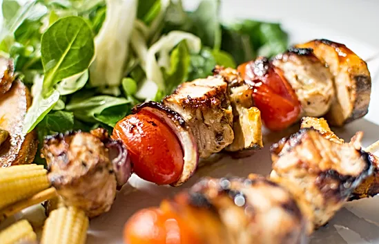 Grilled Chicken Shish Kebab