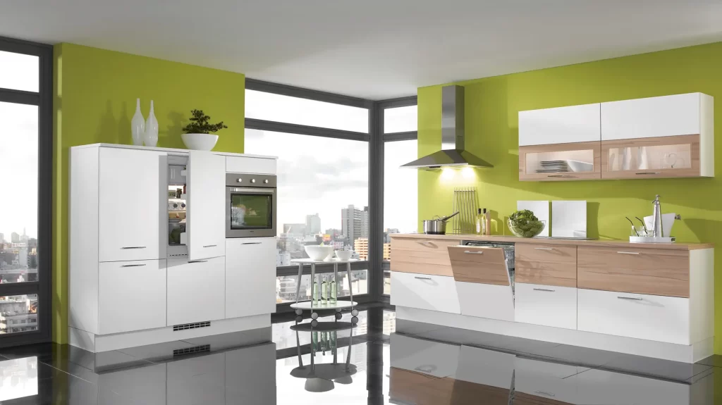 Multi-colored Kitchen Cabinets