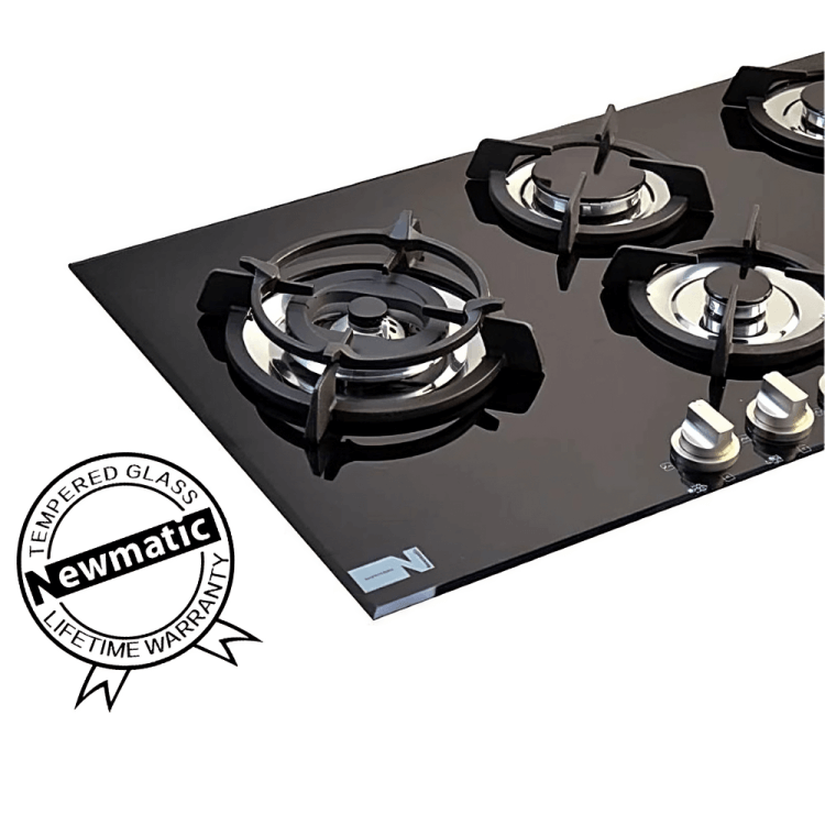 Newmatic Tempered Glass Cooker Hob with Lifetime Warranty