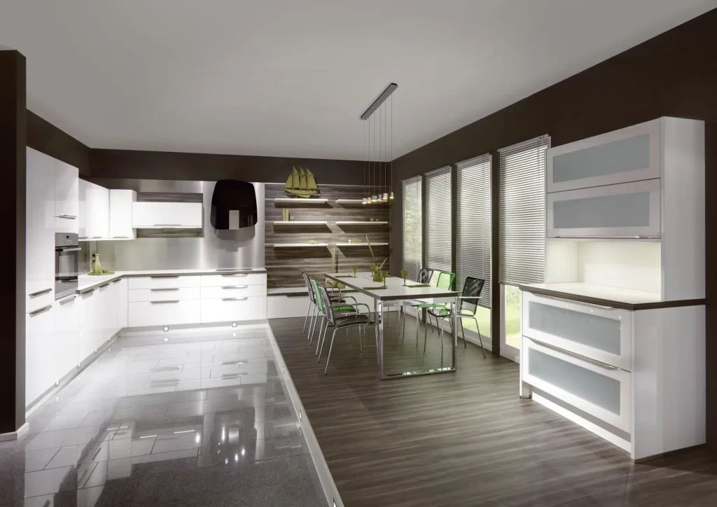 Open Plan Modern Kitchen