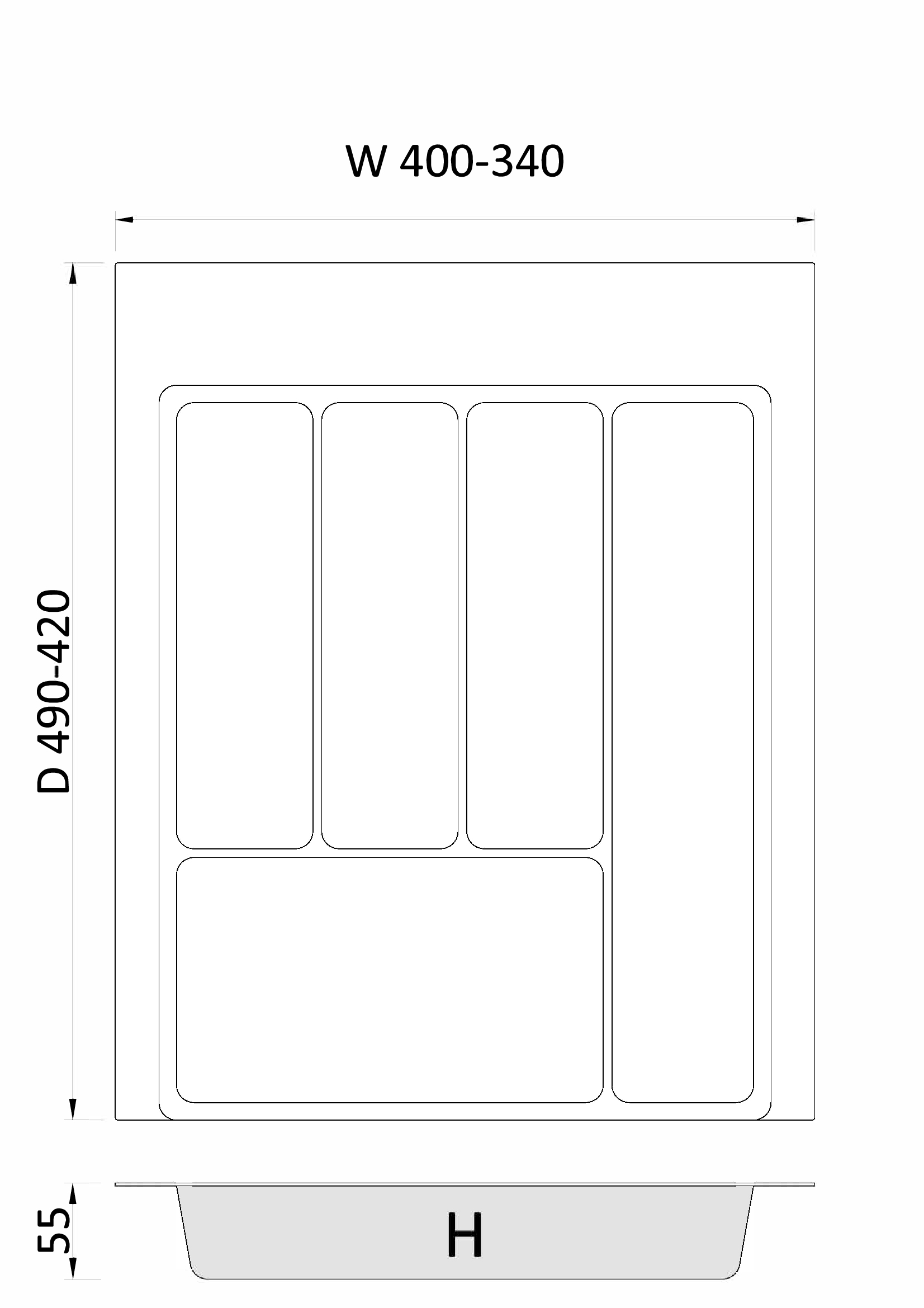 BK2405 Dimensions