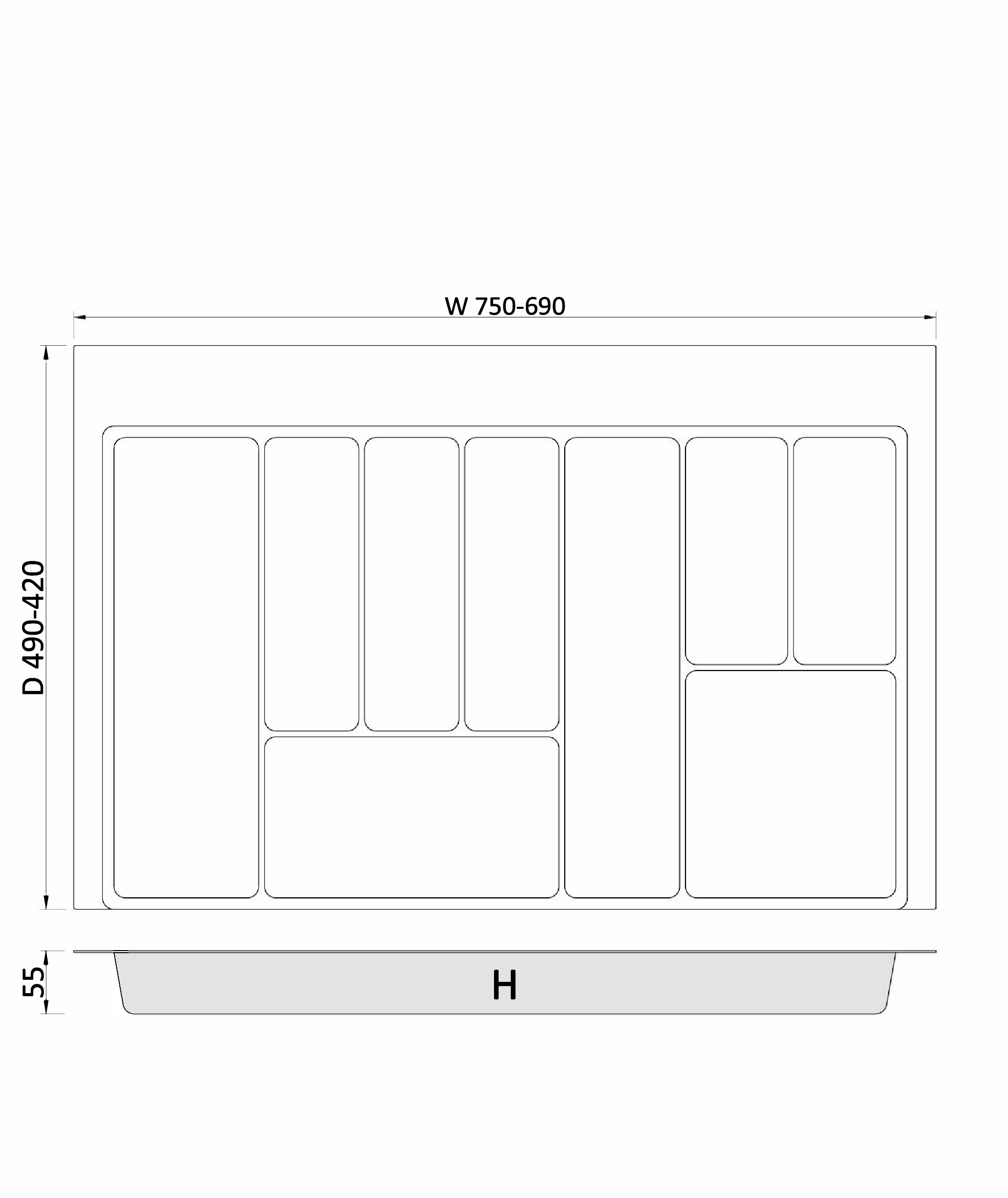 BK2800 Dimensions