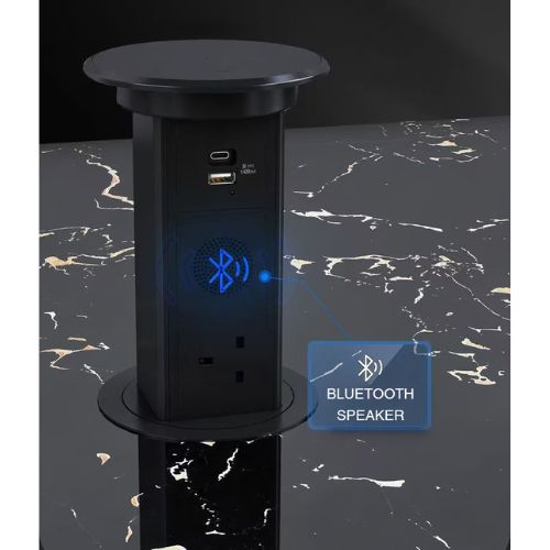 Newmatic Motorized Pop Up Socket Bluetooth Speaker