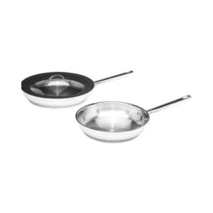 Stainless Steel 3-Piece Induction Cookware - Pans