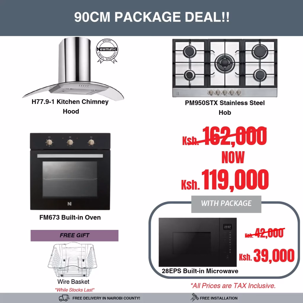 Newmatic 90CM Kitchen Appliances Package on Sale